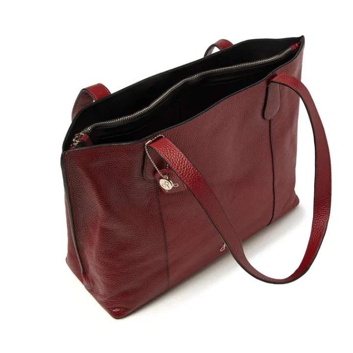 Schoudertassen|Damestassen>dR Amsterdam Contour Shoulderbag tango red