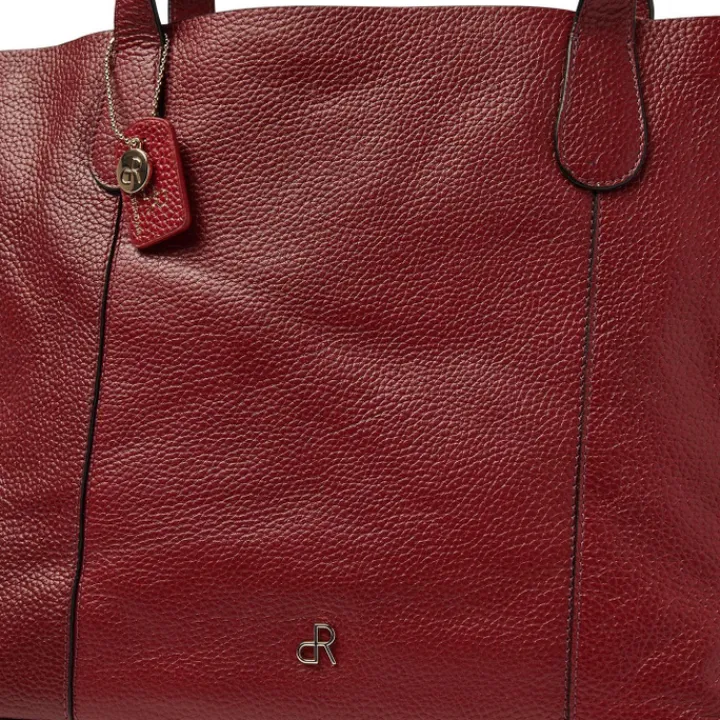 Schoudertassen|Damestassen>dR Amsterdam Contour Shoulderbag tango red