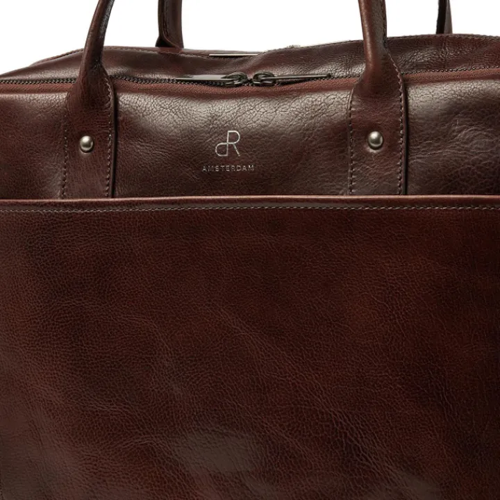 Herentassen|15.6 Inch Laptoptassen>dR Amsterdam Elevate Workbag brown