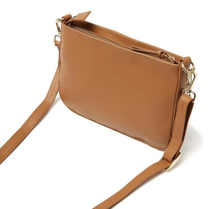 Crossbody|Damestassen>dR Amsterdam Faggio Shoulderbag 903707 camel