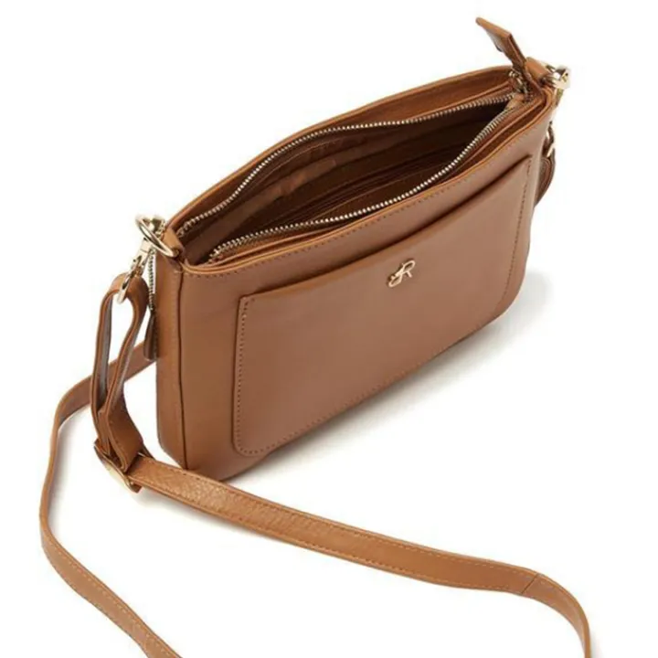 Crossbody|Damestassen>dR Amsterdam Faggio Shoulderbag 903707 camel