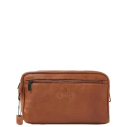 Schoudertassen|Crossbody>dR Amsterdam Solace Toiletbag camel