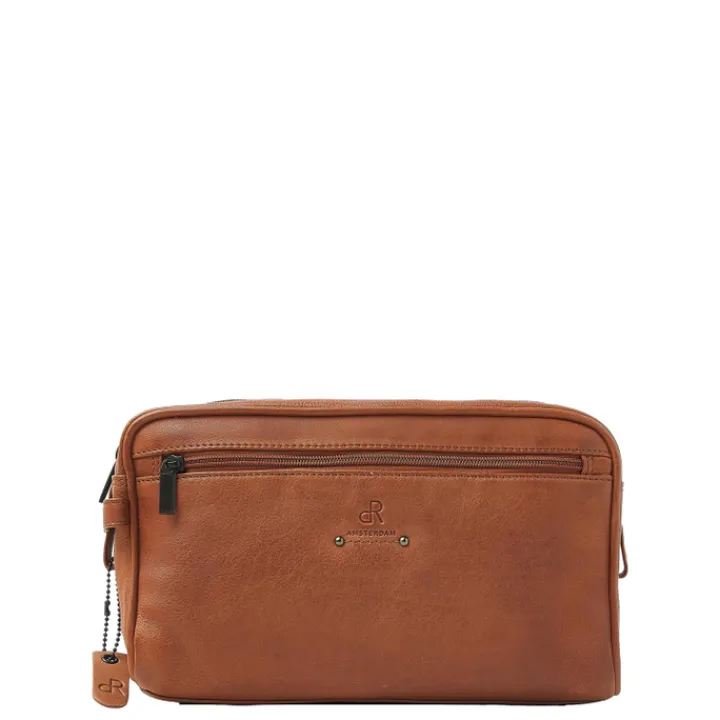 Schoudertassen|Crossbody>dR Amsterdam Solace Toiletbag camel