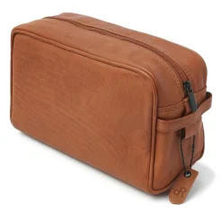 Schoudertassen|Crossbody>dR Amsterdam Solace Toiletbag camel