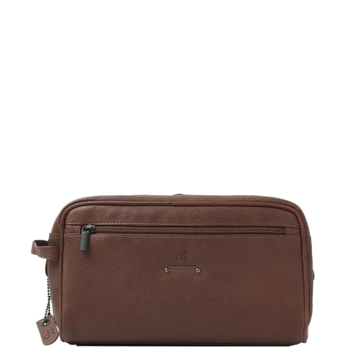 Schoudertassen|Crossbody>dR Amsterdam Solace Toiletbag brown