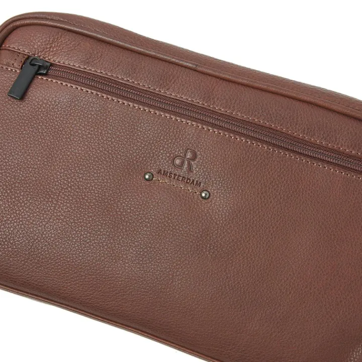 Schoudertassen|Crossbody>dR Amsterdam Solace Toiletbag brown
