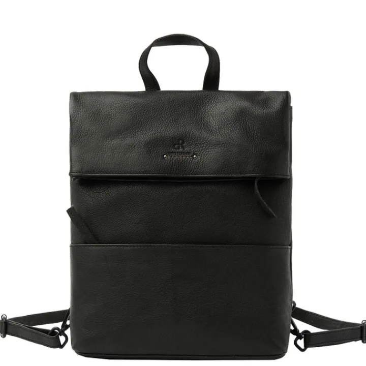 Schoudertassen|Damestassen>dR Amsterdam Tampa Rugzak black