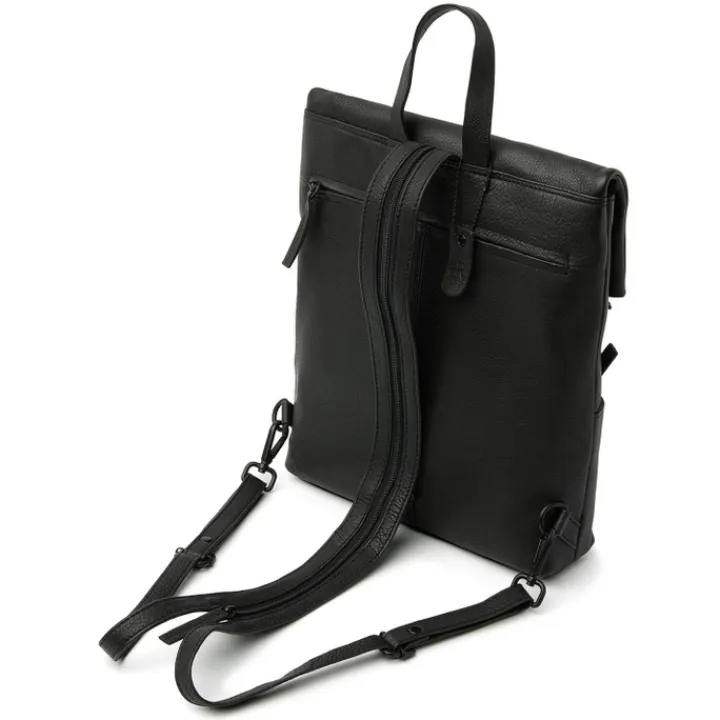 Schoudertassen|Damestassen>dR Amsterdam Tampa Rugzak black