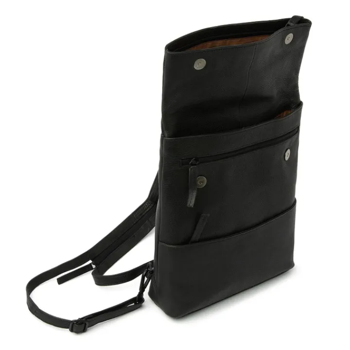 Schoudertassen|Damestassen>dR Amsterdam Tampa Rugzak black