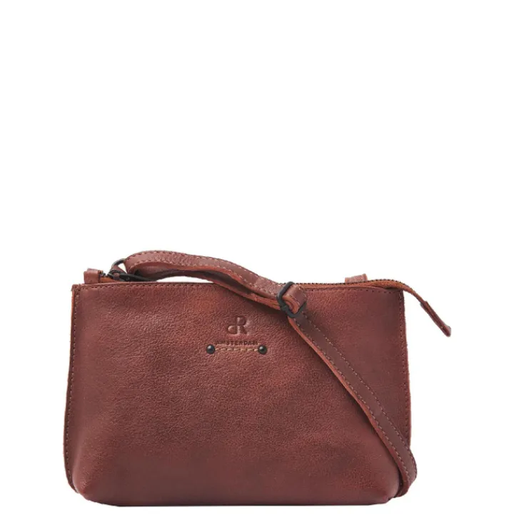 Crossbody|Damestassen>dR Amsterdam Tampa Schoudertas Crossover bruin