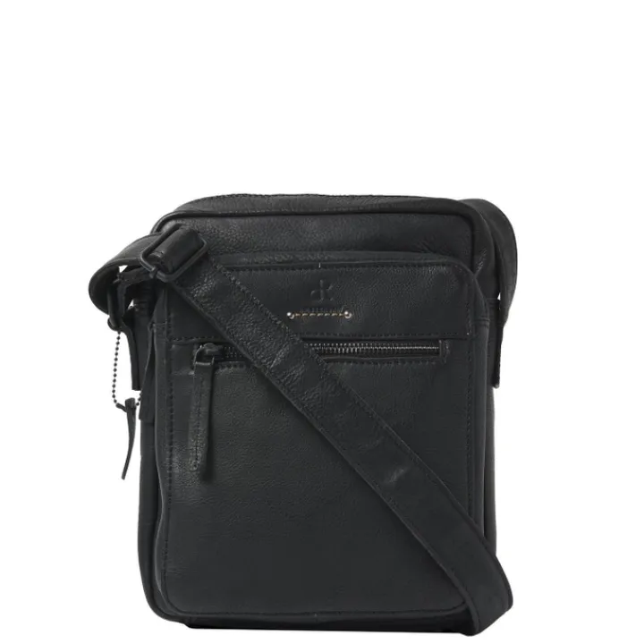 Crossbody|Herentassen>dR Amsterdam Tampa Schoudertas black