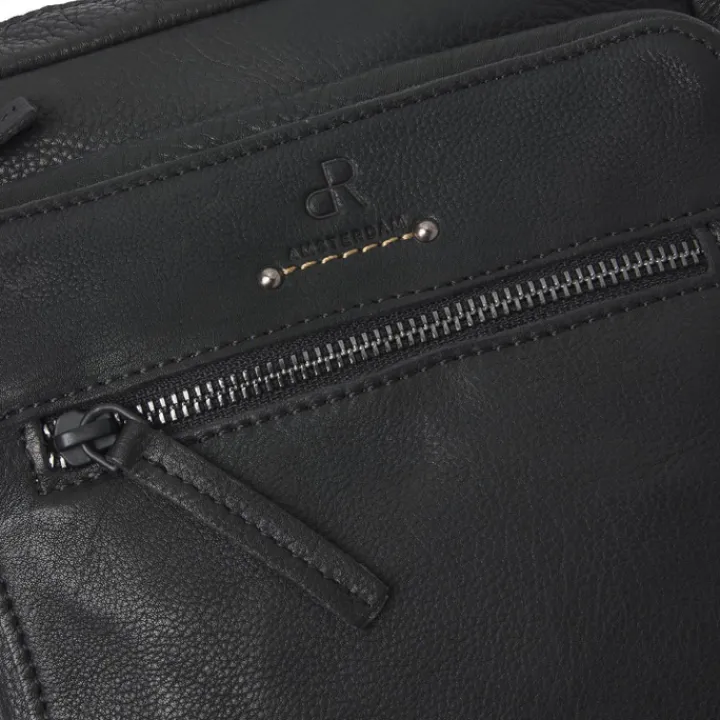 Crossbody|Herentassen>dR Amsterdam Tampa Schoudertas black