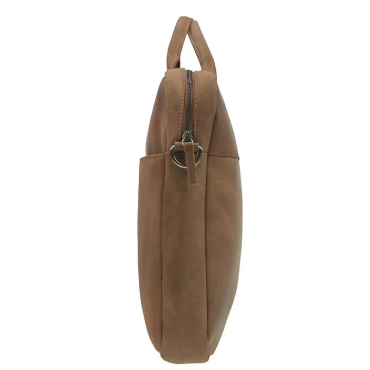 Aktetassen|Herentassen>DSTRCT Fletcher Street Workingbag 17" cognac