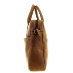 Herentassen|15 Inch Laptoptassen>DSTRCT Limited Single Zip 15'' Laptoptas cognac