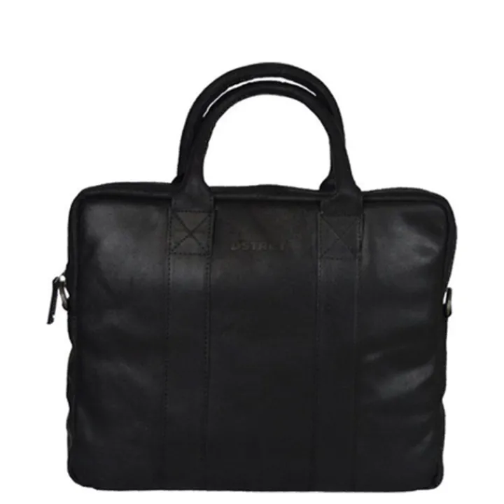 Herentassen|14 Inch Laptoptassen>DSTRCT Limited Single Zip 14'' Laptoptas zwart