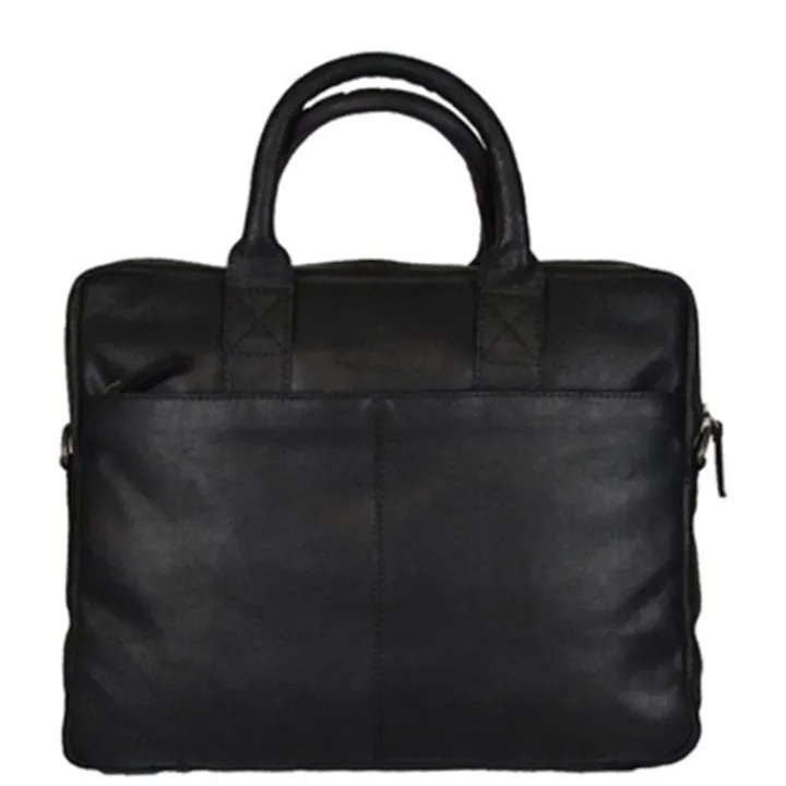 Herentassen|14 Inch Laptoptassen>DSTRCT Limited Single Zip 14'' Laptoptas zwart