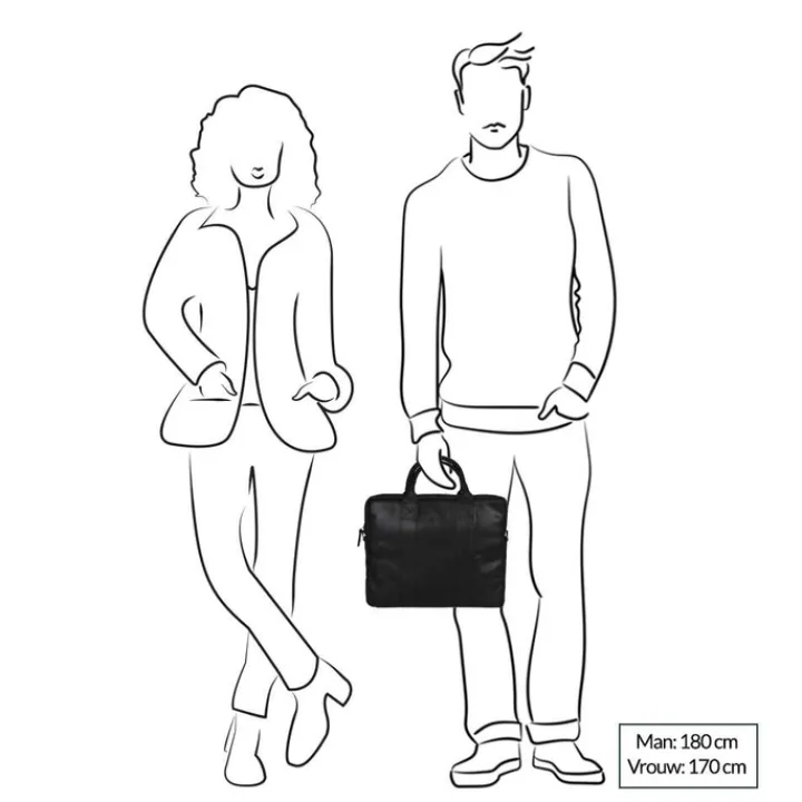 Herentassen|Laptop Schoudertassen>DSTRCT Main Street Workingbag 13.3'' black
