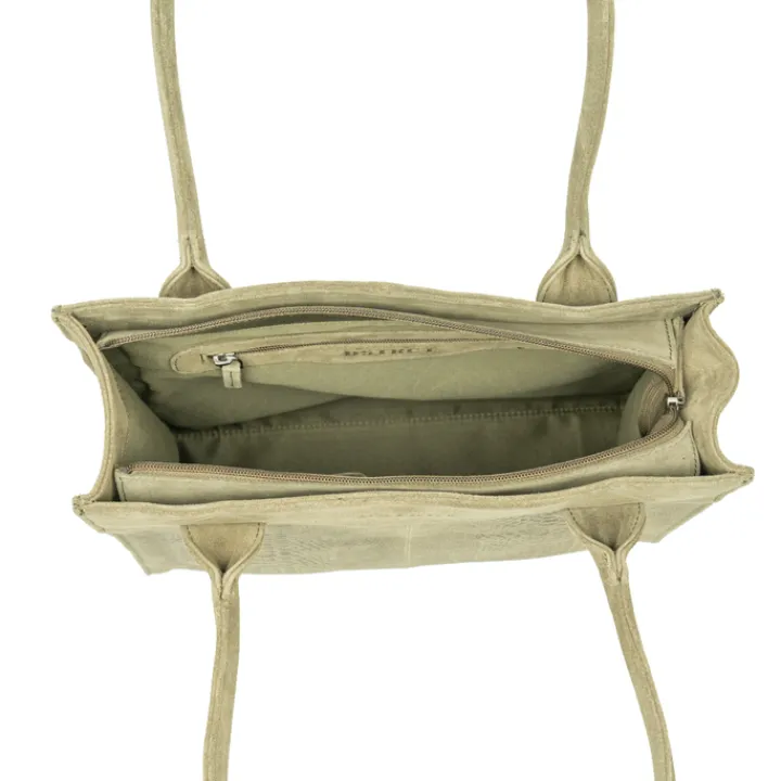 Shoppers|Schoudertassen>DSTRCT Portland Road Shopper Small khaki