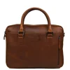 Herentassen|14 Inch Laptoptassen>DSTRCT Premium Collection Laptopbag 14" cognac