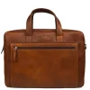 Shoppers|Schoudertassen>DSTRCT Premium Collection Laptopbag 17" cognac