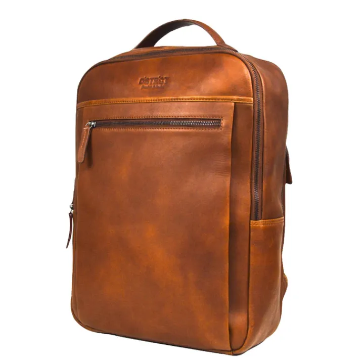 Mini Rugzakken|Kleine Rugzakken>DSTRCT Premium Collection Backpack 15,6" cognac