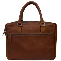 Herentassen|15.6 Inch Laptoptassen>DSTRCT Preston Park Laptop Workingbag 15.6" cognac