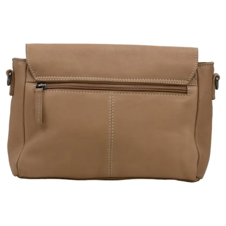 Schoudertassen|Damestassen>DSTRCT Preston Park Shoulder Bag Flap Bag L beige