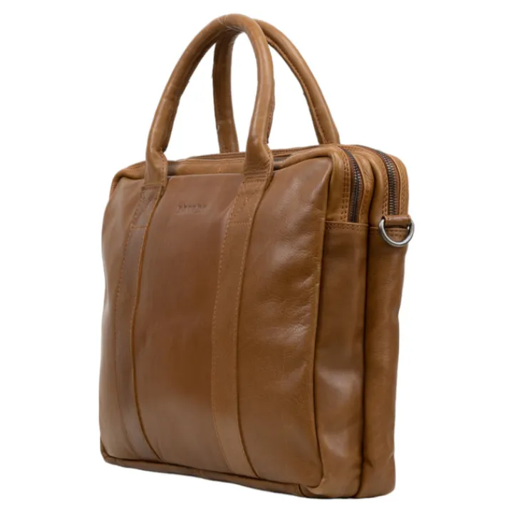 Herentassen|15.6 Inch Laptoptassen>DSTRCT State Street Workingbag 15.6" cognac