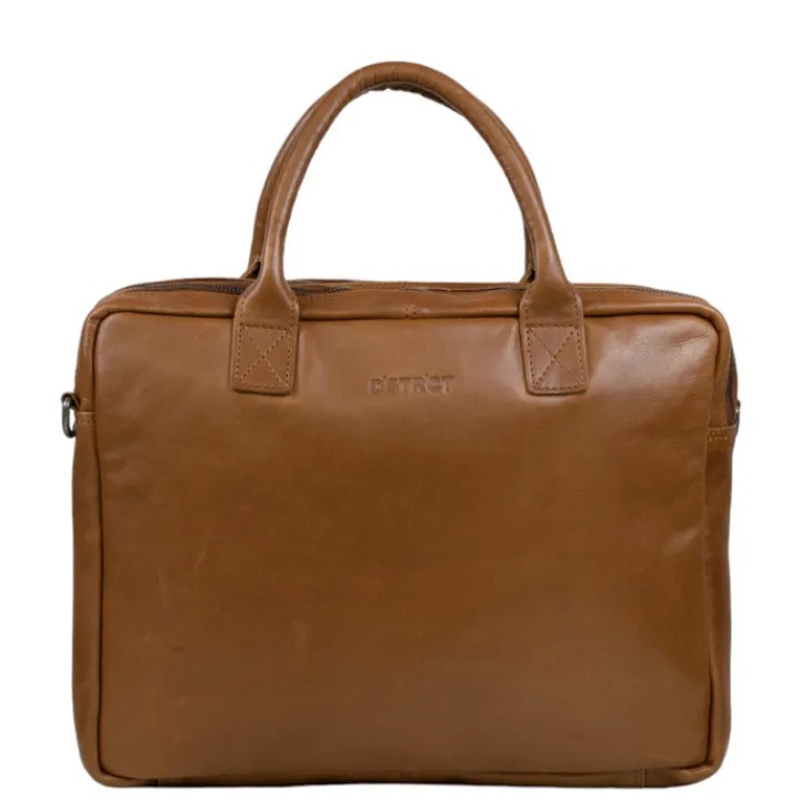 Herentassen|15.6 Inch Laptoptassen>DSTRCT State Street Workingbag 15.6" cognac