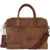 Herentassen|Laptop Schoudertassen>DSTRCT Wall Street Laptopbag 14" brown
