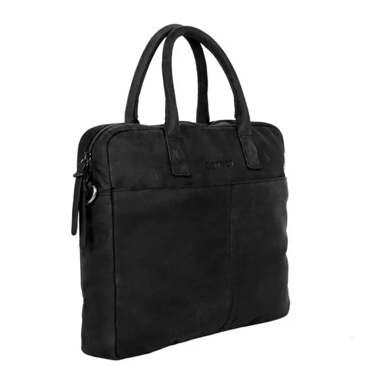 Herentassen|Laptop Schoudertassen>DSTRCT Wall Street Laptopbag 14" black