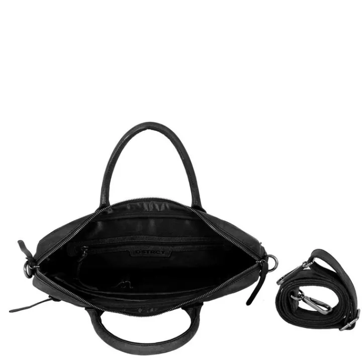 Herentassen|Laptop Schoudertassen>DSTRCT Wall Street Laptopbag 14" black