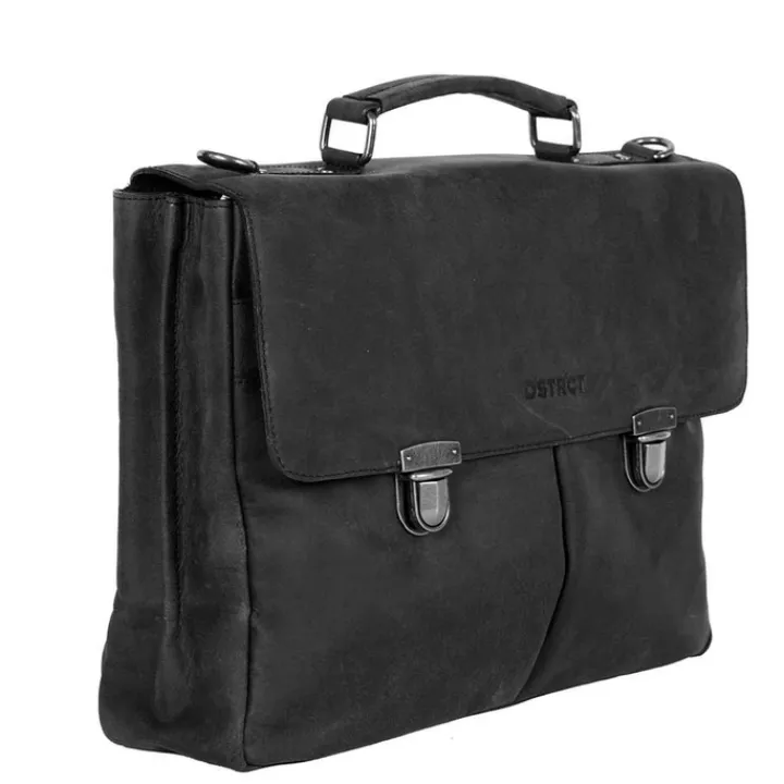Herentassen|Laptop Schoudertassen>DSTRCT Wall Street Workingbag 15" black