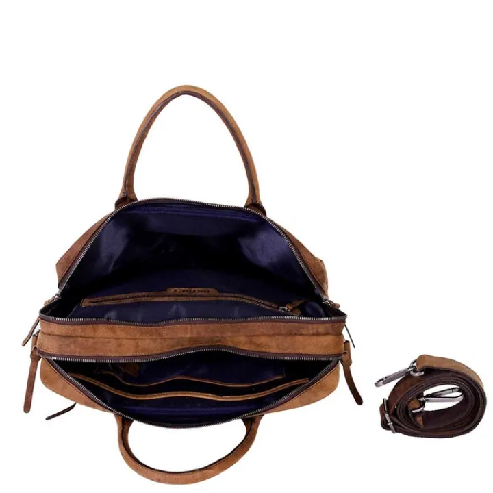 Herentassen|15.6 Inch Laptoptassen>DSTRCT Wall Street Workingbag 15.6" brown