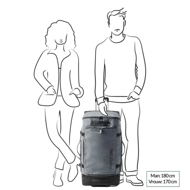 Rugzak Met Wieltjes|Grote Reistassen>Eagle Creek Cargo Hauler XT Wheeled Duffel 120L/32" charcoal