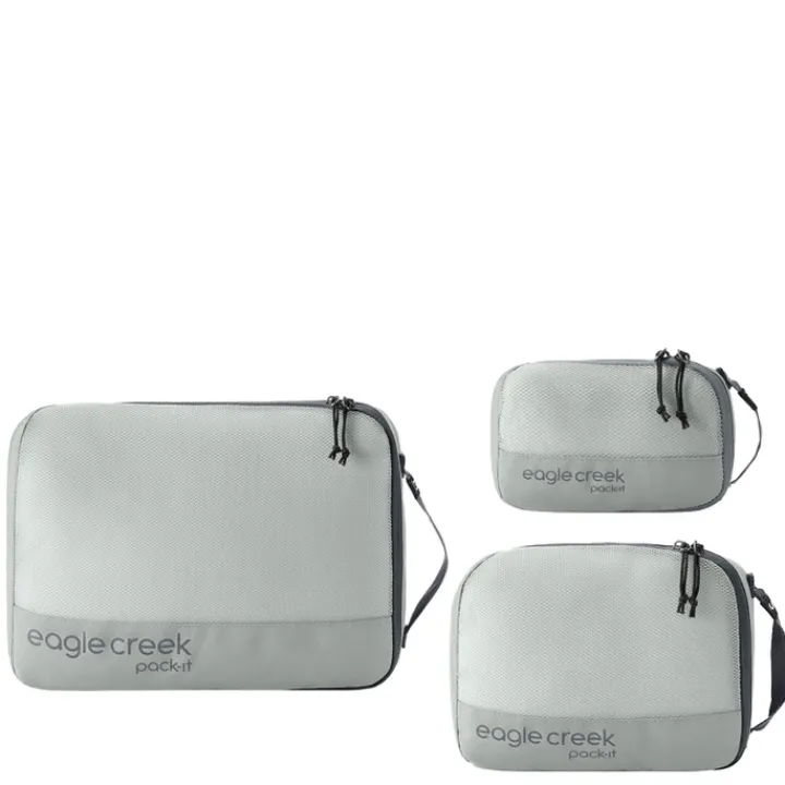Inpaksystemen>Eagle Creek Pack-It Reveal Cube Set XS/S/M storm grey
