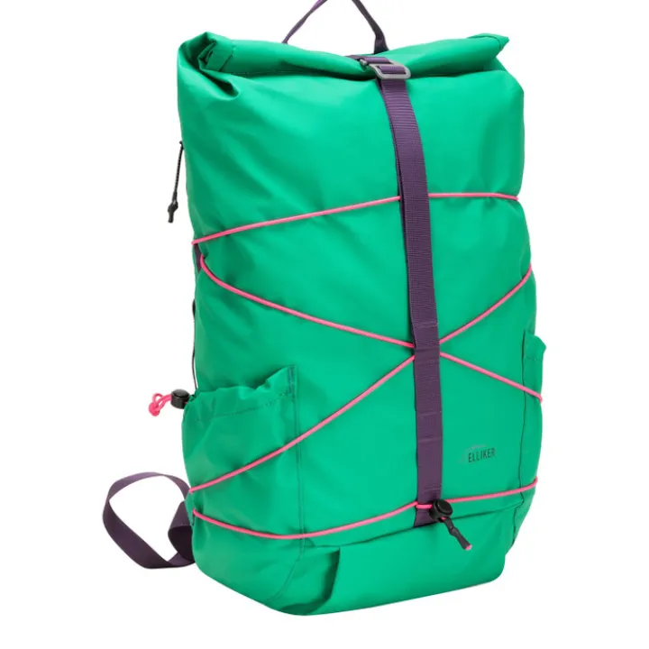 Wandelrugzakken|15 Inch Laptoptassen>Elliker Dayle Roll Top Backpack 21/25L teal