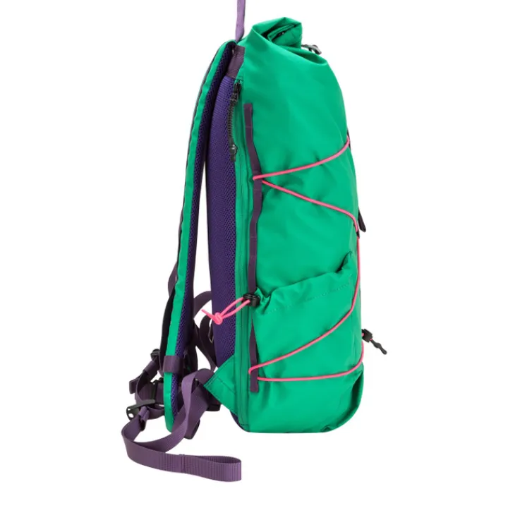 Wandelrugzakken|15 Inch Laptoptassen>Elliker Dayle Roll Top Backpack 21/25L teal