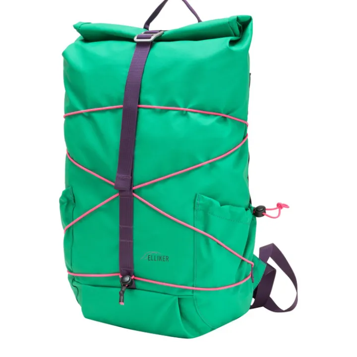 Wandelrugzakken|15 Inch Laptoptassen>Elliker Dayle Roll Top Backpack 21/25L teal