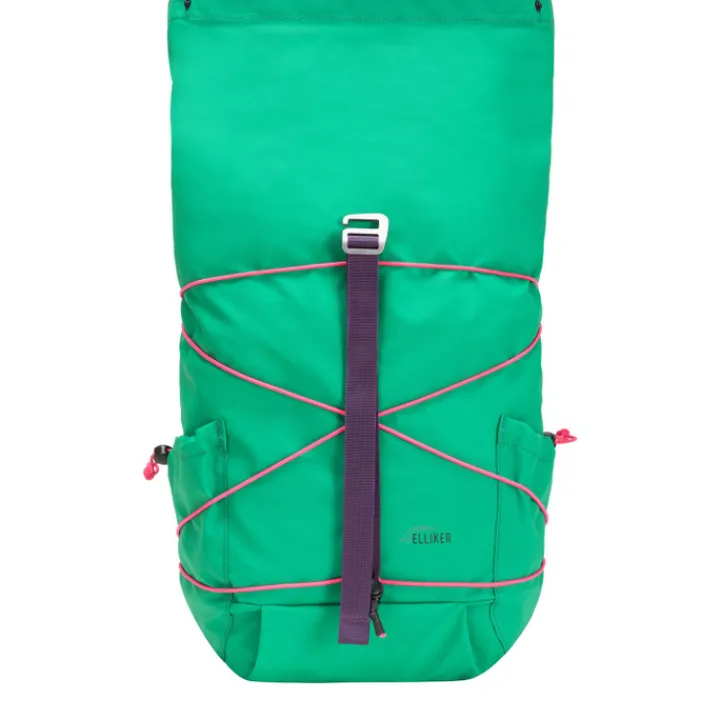 Wandelrugzakken|15 Inch Laptoptassen>Elliker Dayle Roll Top Backpack 21/25L teal