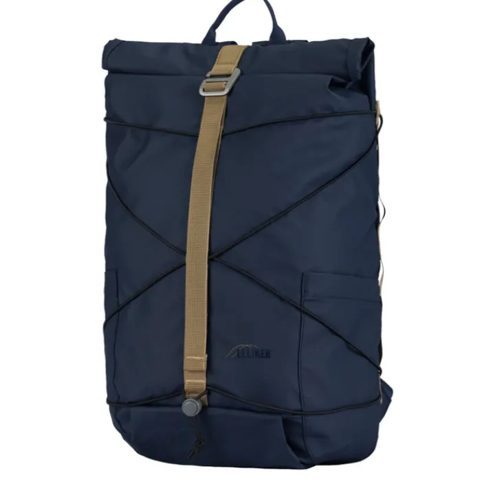 Wandelrugzakken|Heren Rugzakken>Elliker Dayle Roll Top Backpack 21/25L navy