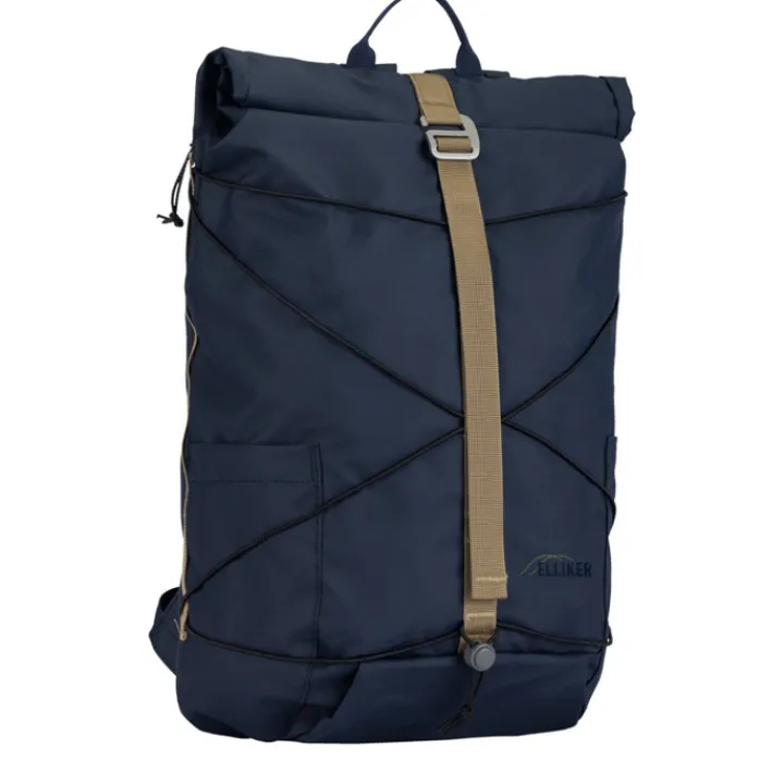Wandelrugzakken|Heren Rugzakken>Elliker Dayle Roll Top Backpack 21/25L navy