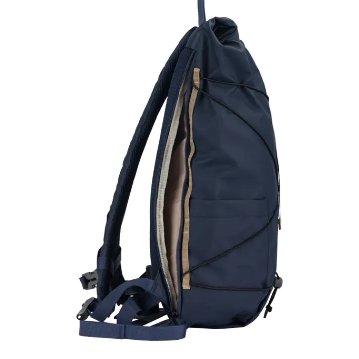 Wandelrugzakken|Heren Rugzakken>Elliker Dayle Roll Top Backpack 21/25L navy