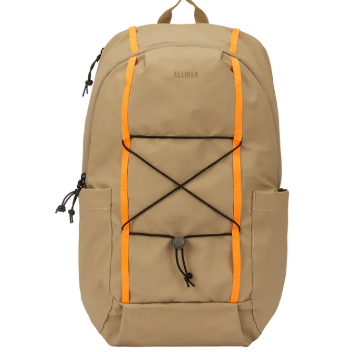 Wandelrugzakken|15 Inch Laptoptassen>Elliker Keswick Zip Top Backpack 22L sand