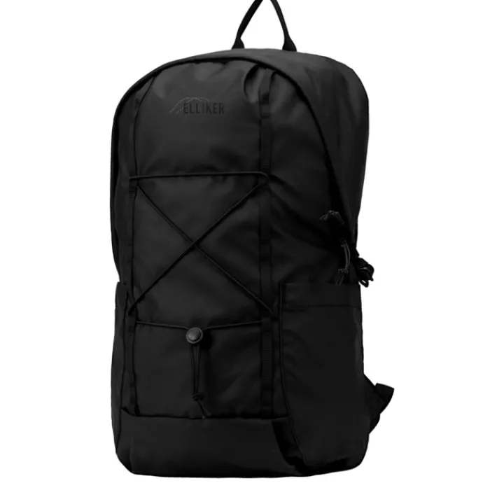Wandelrugzakken|15 Inch Laptoptassen>Elliker Kiln Hooded Zip Top Backpack 22L black