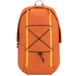 Wandelrugzakken|15 Inch Laptoptassen>Elliker Kiln Hooded Zip Top Backpack 22L orange