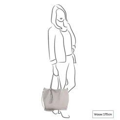 Shoppers|Damestassen>Emily & Noah Elke Cityshopper L light grey