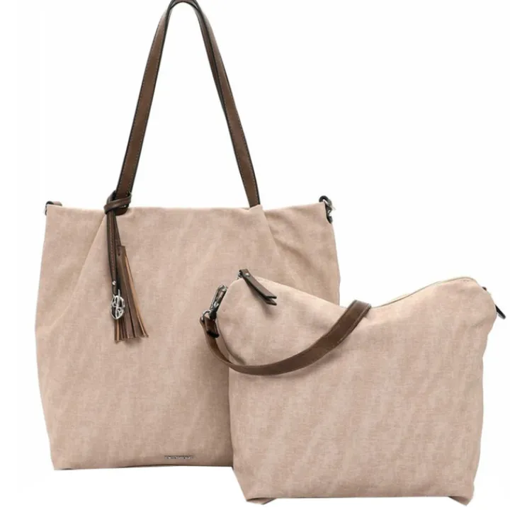 Shoppers|Damestassen>Emily & Noah Elke Cityshopper L sand-kombi