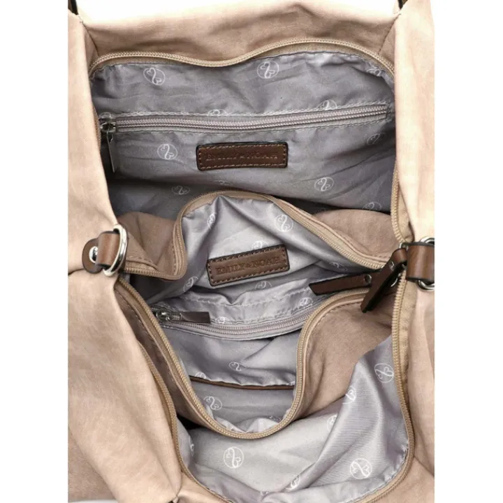 Shoppers|Damestassen>Emily & Noah Elke Cityshopper L sand-kombi
