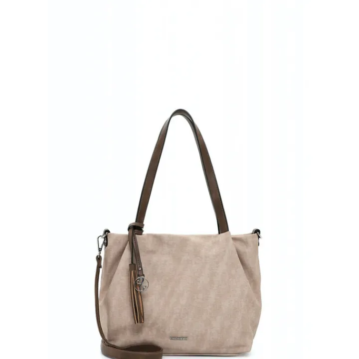 Shoppers|Schoudertassen>Emily & Noah Elke Cityshopper M sand-kombi